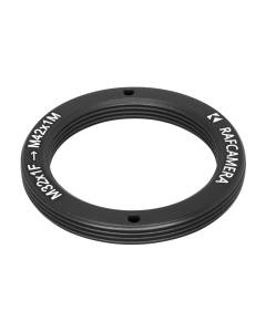 M32x1 female to M42x1 male thread adapter, flangeless