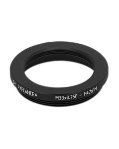 M33x0.75 female to M42x1 male thread adapter for LOMO Microplanar 65mm