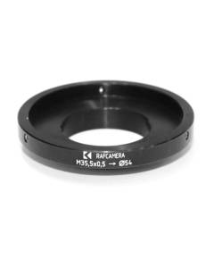 M35.5x0.5 male thread to 54mm clamp adapter (step-up ring) for Helios-44-3M