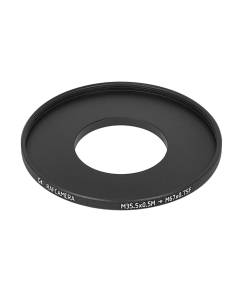 M35.5x0.5 male to M67x0.75 female thread adapter (35.5mm to 67mm step-up ring)