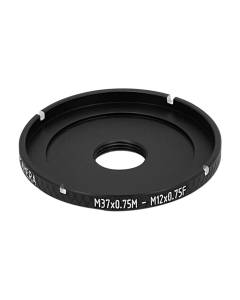 M37x0.75 male to M12x0.75 female thread adapter