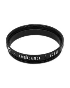 M38x1 male to M38x0.75 female thread adapter