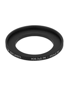 M39.3x0.7 male to M52x0.75 female thread adapter