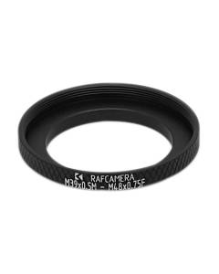 M39x0.5 male to M48x0.75 female thread adapter