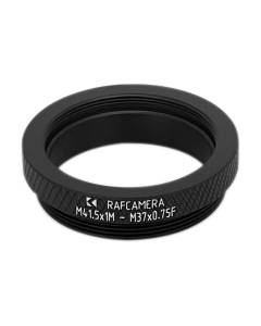 M41.5x1 male to M37x0.75 female thread adapter