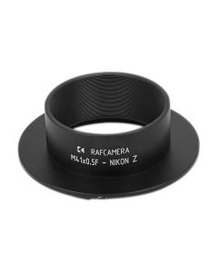 M41x0.5 female thread to Nikon Z-mount camera adapter