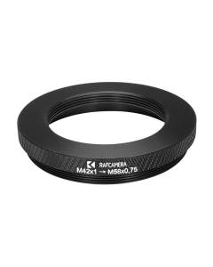 M42x1 female to M58x0.75 male thread adapter for shutters