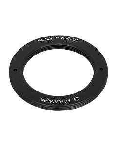 M42x1 female to M58x1 male thread adapter for focusing helicoids