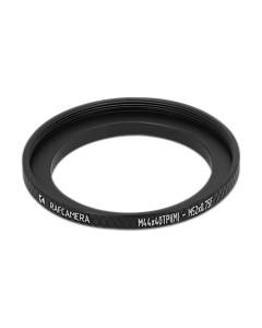 M44x40tpi male to M52x0.75 female thread adapter