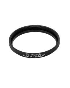 M48x0.5 male to M49x0.75 female thread adapter