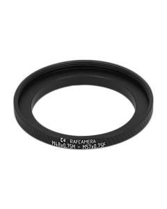 M48x0.75 male to M57x0.75 female thread adapter