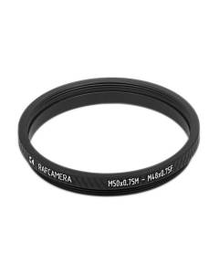 M50x0.75 male to M48x0.75 female thread adapter