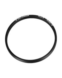 M48x0.75 female to M52x1 male thread adapter, flangeless