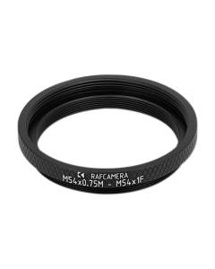 M54x0.75 male to M54x1 female thread adapter