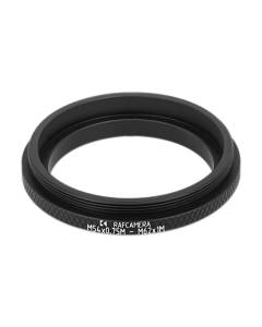 M54x0.75 male to M62x1 male thread adapter