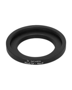 M54x0.75 male to M66x1 female thread adapter