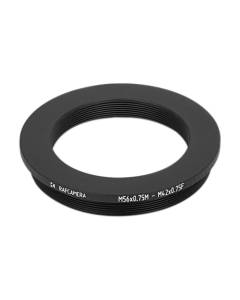 M56x0.75 male to M42x0.75 female thread adapter