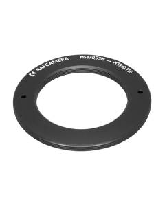 M58x0.75 male to M39x0.75 female thread adapter, flangeless