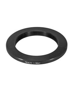 M61x0.75 female to M65x1 male thread adapter for Copal #3s shutter, wide