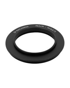 M63x1 male to M48x0.75 male thread adapter