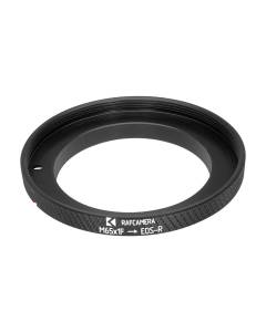 M65x1 female thread to Canon EOS-R camera mount adapter