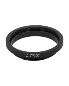 M65x1 female thread to Fujifilm GFX camera mount adapter