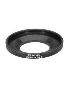 M65x1 female thread to Fujifilm X-mount (FX) adapter