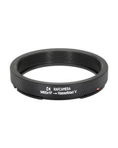 M65x1 female thread to Hasselblad V camera mount adapter for helicoids