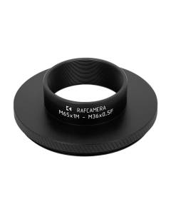 M36x0.5 female to M65x1 male thread adapter for LOMO OKC4-75-1 optical block