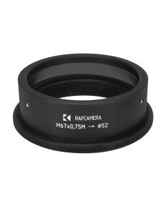 52mm Kowa Anamorphic 16-H lens to M67x0.75 thread adapter, NEW