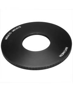 M67x0.75 male to M30x0.75 female thread adapter (67mm to 30mm step-down ring)