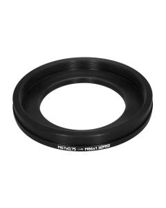 M67x0.75 male to M86x1 female thread adapter with 95mm outer diameter