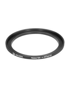 M68x0.75 male to M77x0.75 female thread adapter (68mm to 77mm step-up ring)