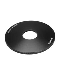 M72x0.75 male to M24x0.75 female thread adapter (72mm to 24mm step-down ring)