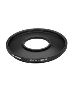 M32x0.75 female to M72x0.75 male thread adapter (72mm to 32mm step-down ring)
