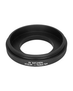 M72x1 male to M48x0.75 male thread adapter for Takahashi FSQ-106 telescope