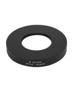 M60x0.75 male to M77.7x1 female thread adapter