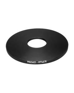 M77x0.75 male to M26.5x0.5 female thread adapter