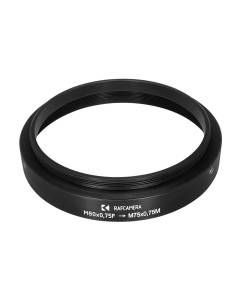 M80x0.75 female to M75x0.75 male thread adapter for Muller Anamorphot 46/2x