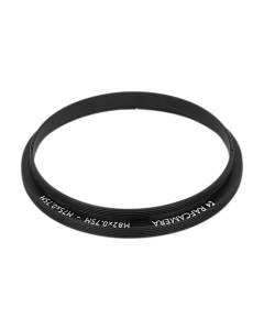 M82x0.75 male to M75x0.75 male thread adapter