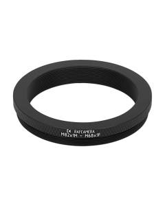 M82x1 male to M68x1 female thread adapter