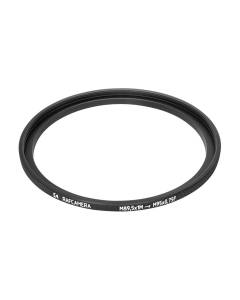 M89.5x1 male to M95x0.75 female thread adapter (step-up ring)