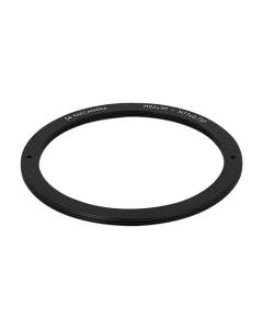 M92x1 male to M77x0.75 female thread adapter, flangeless