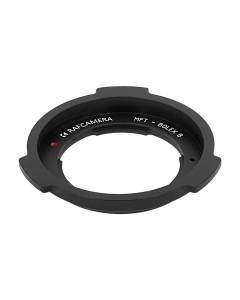 MFT lens to Bolex Bayonet camera mount adapter