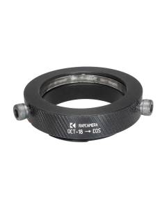 OCT-18 lens to Canon EOS (EF) camera adapter for zooms