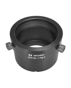 OCT-18 lens to Fujifilm X-mount camera mount adapter, simplified