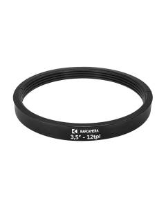 3.5 inch - 12 tpi retaining ring for Dallmeyer Pentac 2.9/10 inch lens