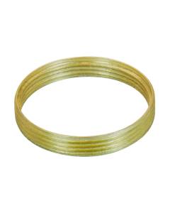 RMS male to M19x0.75 female thread adapter, flangeless, bronze