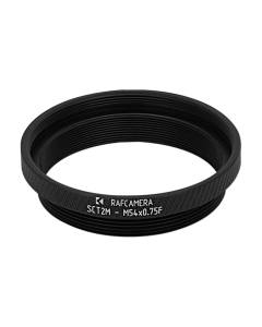 M54x0.75 female to SCT male thread adapter, 8mm long