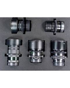 Set or Russian 37mm, 50mm, 58mm, 85mm, 135mm lenses in Canon EF mount